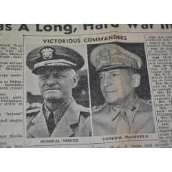 Stars and Stripes newspaper of August 15, 1945