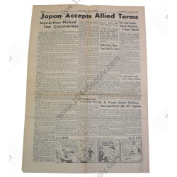 Stars and Stripes newspaper of August 15, 1945