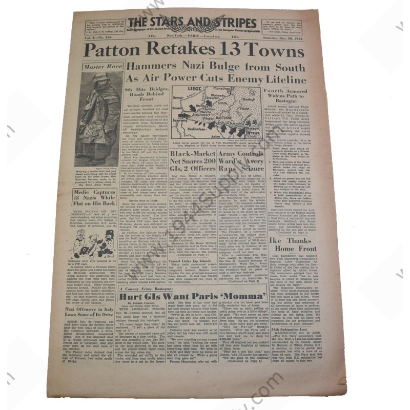 Stars and Stripes newspaper of December 30, 1944
