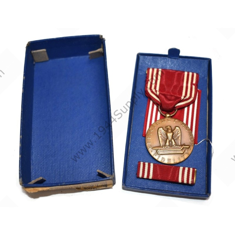 Good Conduct medal en boîte