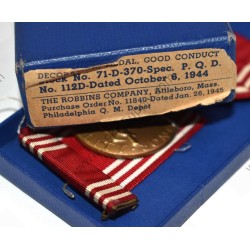 Good Conduct medal in box
