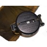 Lensatic compass in pouch