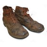 Brodequins cuir tourné