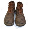 Service shoes of turned leather