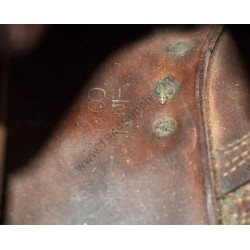 Brodequins cuir tourné