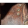 Service shoes of turned leather