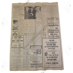Newspaper of August 15, 1945