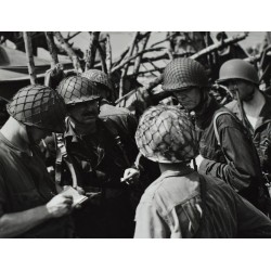 Photo of 7th Division General Corlett at Kwajalein