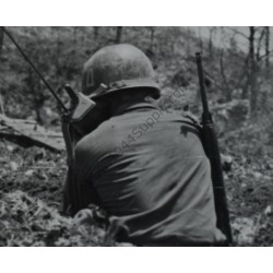 Photo of 77th Division GI's on Okinawa