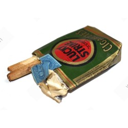 Lucky Strike cigarette package (empty)