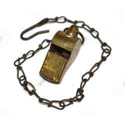 Brass whistle