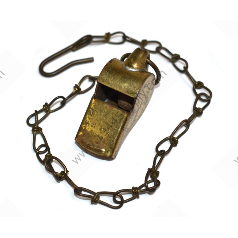 Brass whistle
