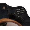 Binoculars in leather case