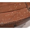 Binoculars in leather case