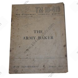 TM 10-410 The Army Baker