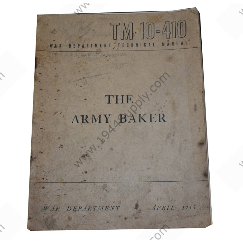 TM 10-410 The Army Baker