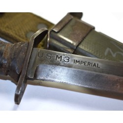 Couteau de combat M-3 dans fourreau M-8
