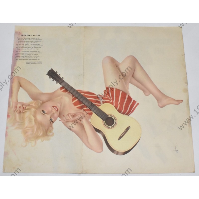 Varga Pin Up gatefold \"Song for a Guitar\"  - 3
