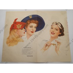 Varga Pin Up gatefold \"Yours to Command\"  - 1