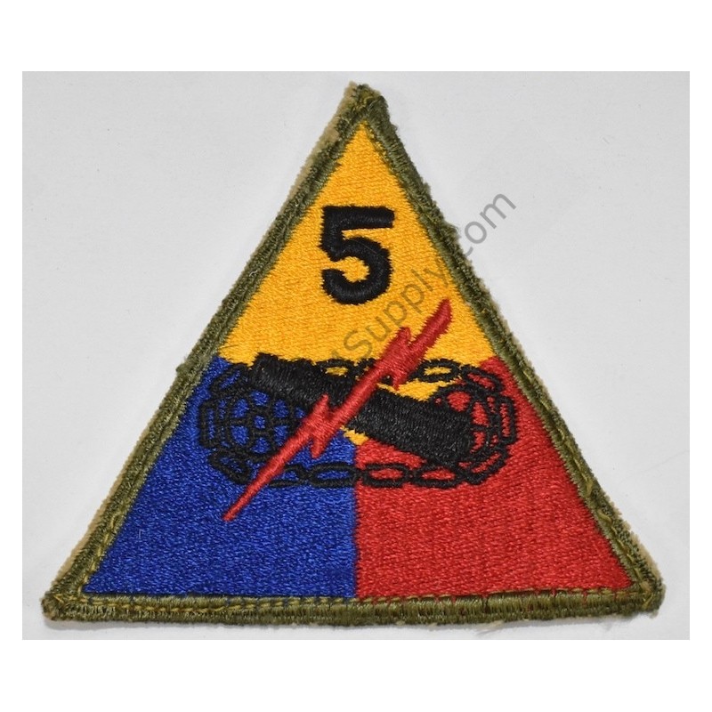 5th Armored Division patch   - 1