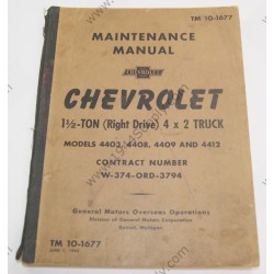 TM 10-1677 Chevrolet 1 ½-ton 4 x 2 truck  - 1
