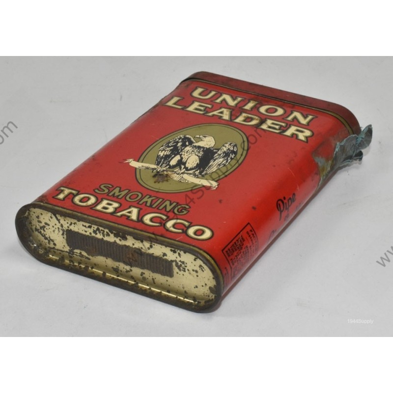 Union Leader tobacco can