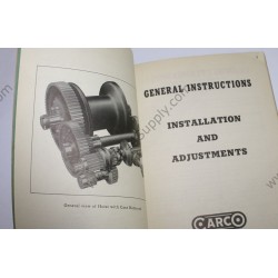 Maintenance manual and parts catalog Cargo \"G\" Winch  - 3