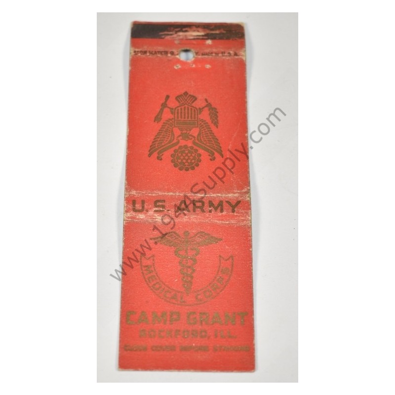 Matchbook cover, US Army Medical Corps  - 1