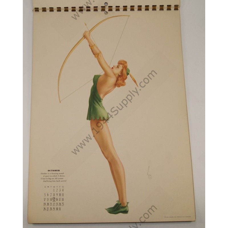 Varga Pin Up Calendar of 1941