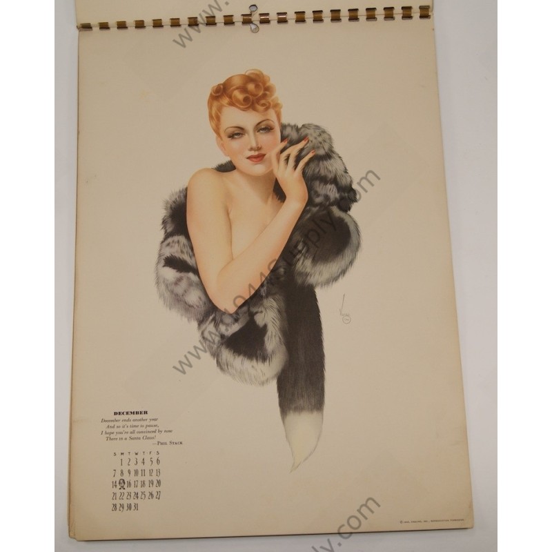 Varga Pin Up Calendar of 1941