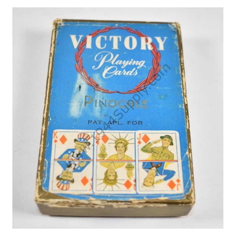 Victory Pinochle playing cards  - 1