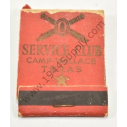 Livre d'allumettes,Service Club Camp Wallace  - 3
