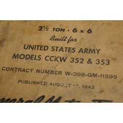 TM 10-1563 2 ½ Ton 6 x 6 Models CCKW 352 & 353   - 5