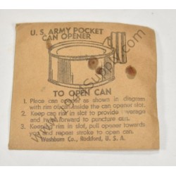 P-38 can opener in wrapper, Washburn Co.  - 1