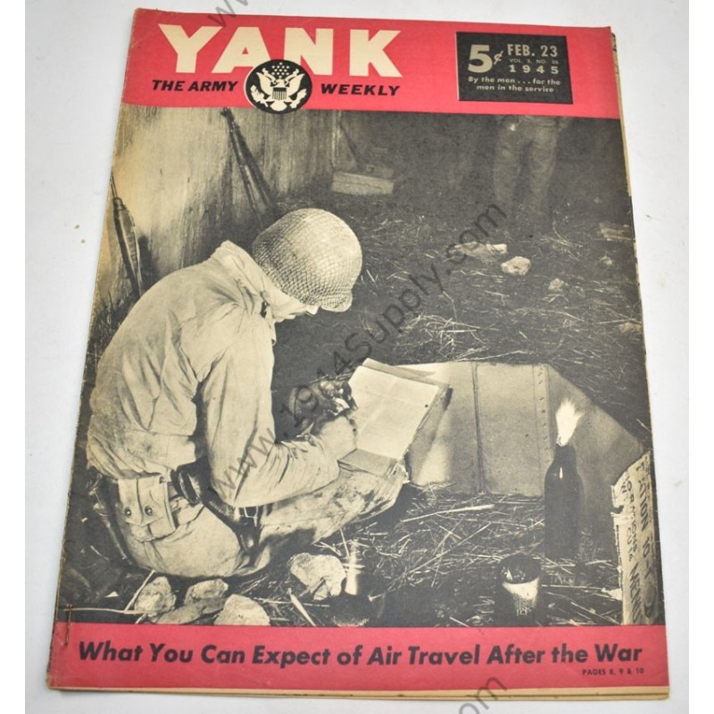 Magazine YANK du 23 fevrier, 1945  - 1