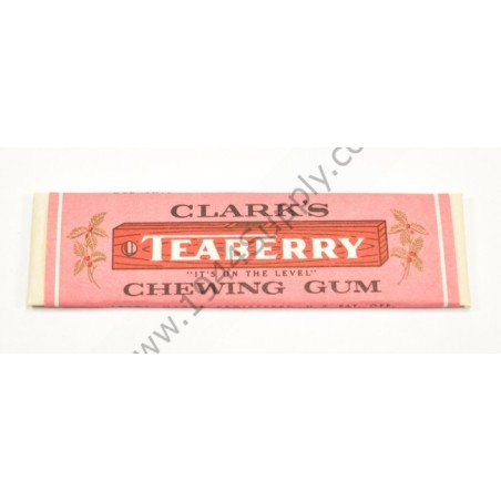 Clark's Teaberry chewing gum stick  - 1