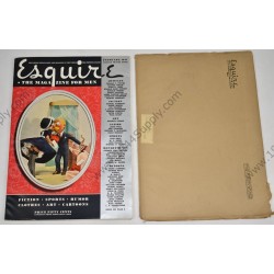 Esquire magazine of February 1941 & envelope  - 1