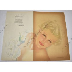 Varga Pin Up gatefold "Song for a Lost Spring"  - 1