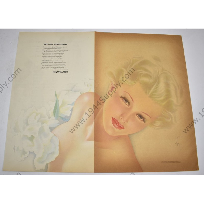 Varga Pin Up affiche "Song for a Lost Spring"  - 1