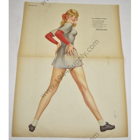 Varga Pin Up affiche "All-American babe"  - 1
