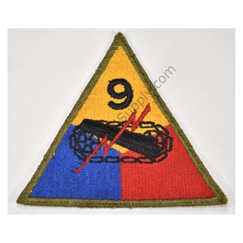 9th Armored Division patch  - 1