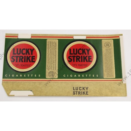 Lucky Strike cigarette package wrapper   - 1