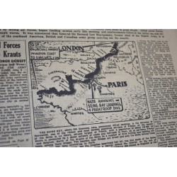 Stars and Stripes newspaper of June 6, 1944  - 3