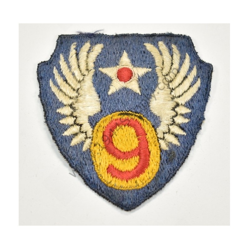 9th Army Air Force patch, British made  - 1