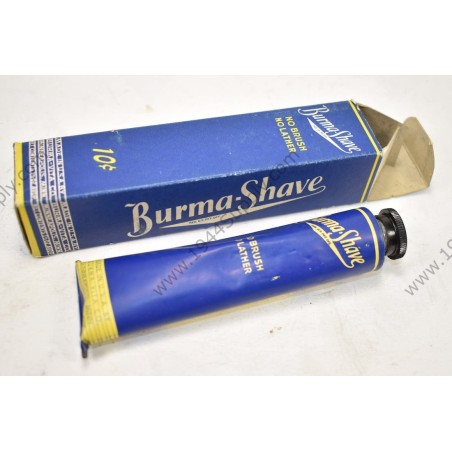 Burma-Shave shaving cream  - 1