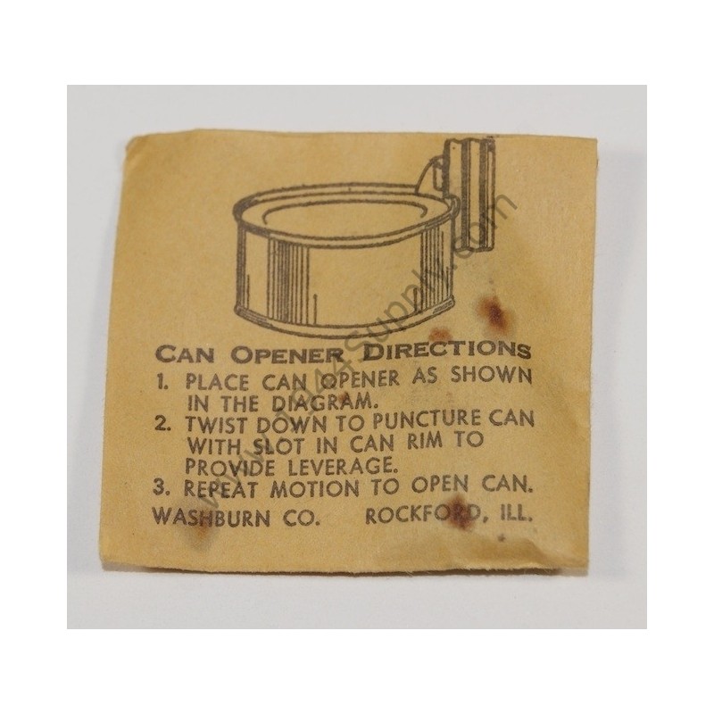 P-38 can opener in wrapper   - 1