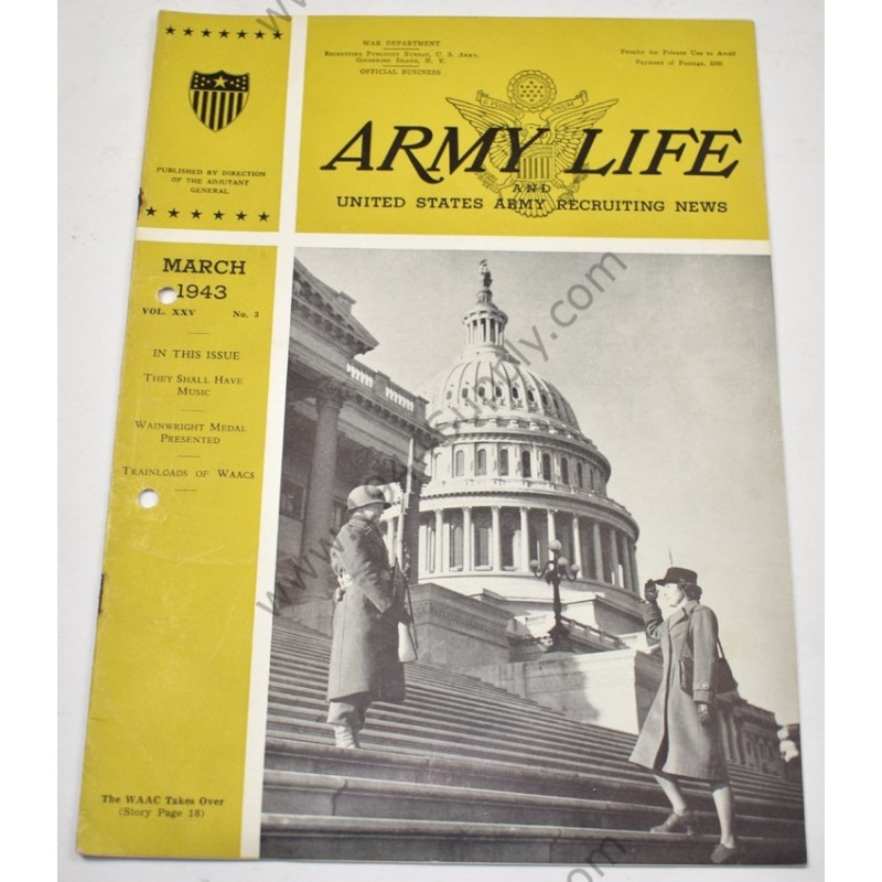 Magazine Army Life, mars 1943  - 1