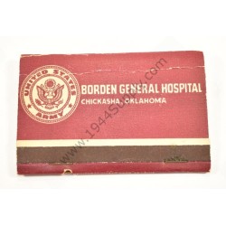 Couverture d'allumettes, Borden General Hospital  - 1