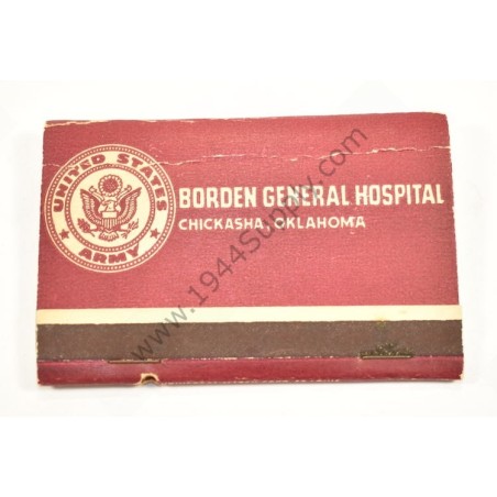 Couverture d'allumettes, Borden General Hospital  - 1