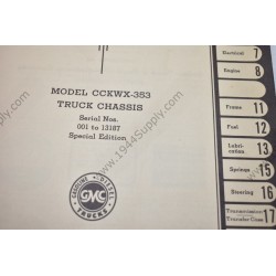 copy of GMC Model CCKWX-353 'Maintenance Manual'  - 16
